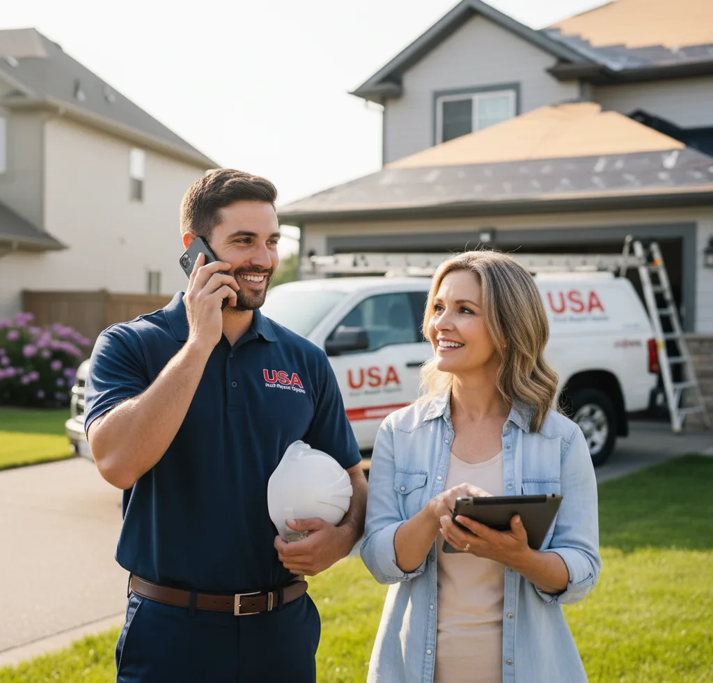 USA Roof Repair Experts customer support in Enoch